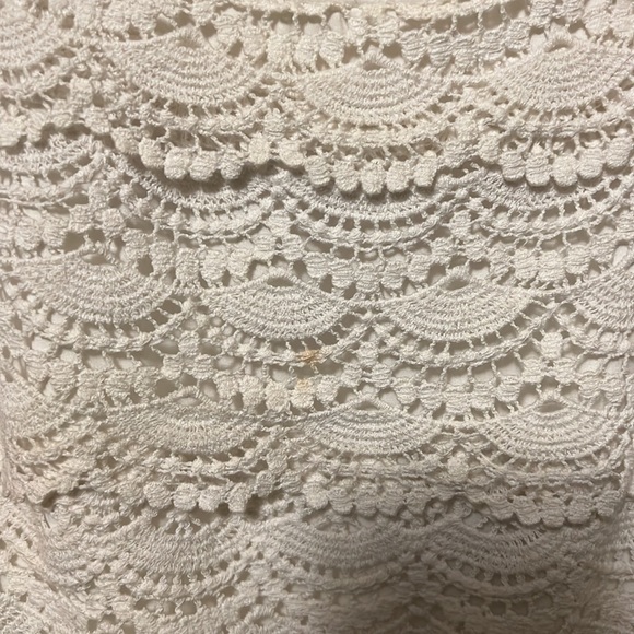 White House Black Market White Lace Crochet Dress - Picture 4 of 5